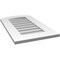 Ekena Millwork Arch Top Surface Mount PVC Gable Vent: Functional, w/ 3-1/2"W x 1"P Standard Frame, 16"W x 28"H GVPAR16X2801SF - alternate 2